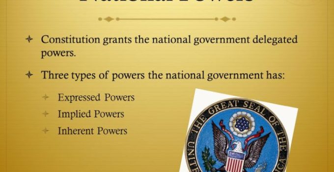 What Powers Does the Constitution Grant to the National Government