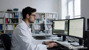 A graduate research assistant conducting experiments in a university laboratory, funded by a fully-paid fellowship.