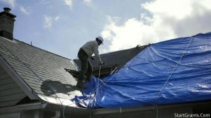 Using CDBG emergency repair grants to fix a leaking roof that caused mold.