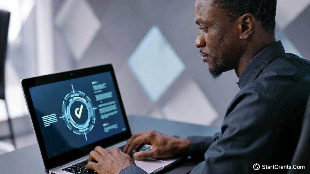 An adult student completing a free Google IT Support certificate online to rapidly enter the tech workforce.