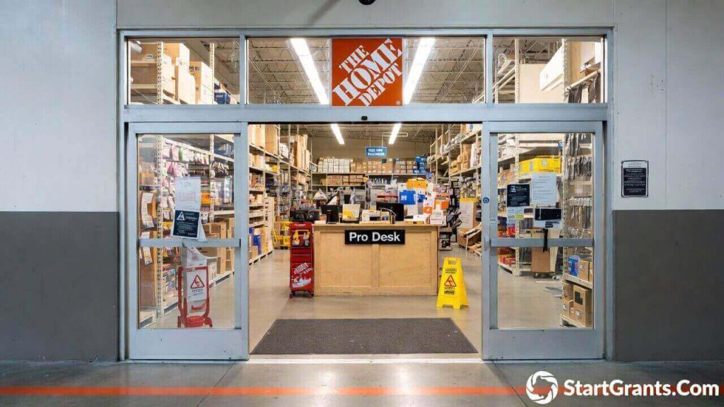 The Pro Desk at a local Home Depot store where managers approve in-kind donations