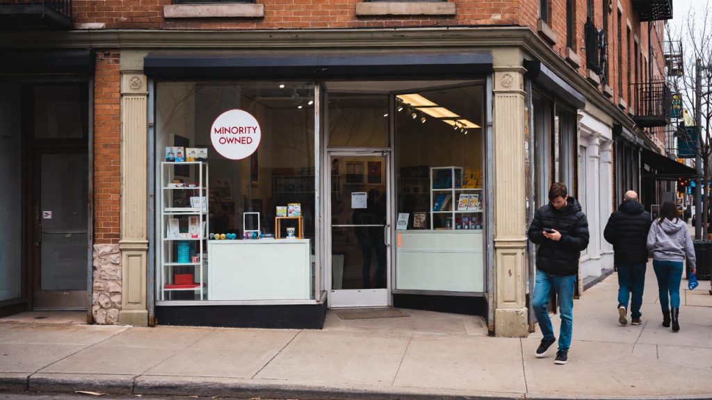 Entrepreneur consulting with a Minority Business Development Agency (MBDA) representative