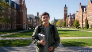 A veteran student studying on the campus of an Illinois public university, funded by the Illinois Veterans Grant Program.