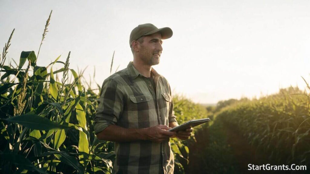 A veteran exploring options on farm grants for veterans programs to start an agricultural business.