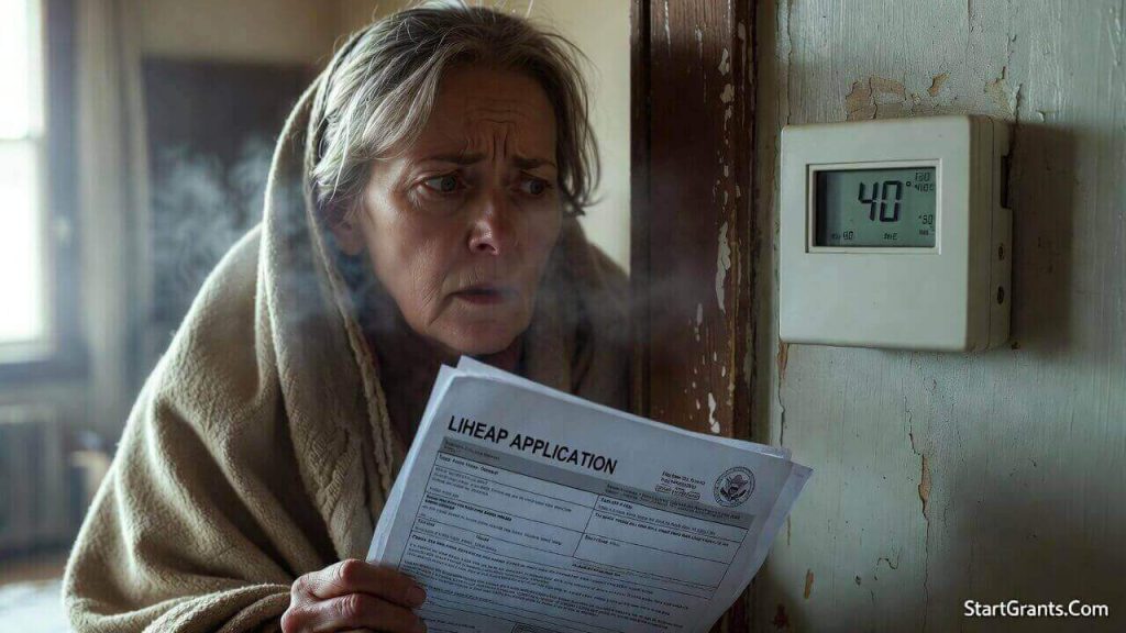 A homeowner applying for the LIHEAP crisis intervention program for emergency furnace replacement.