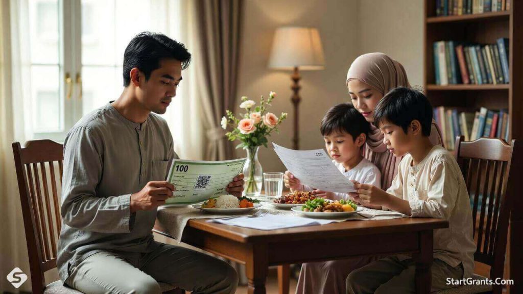 A Muslim family in California using Halal Zakat funds to pay rent while waiting for their Section 8 housing voucher.