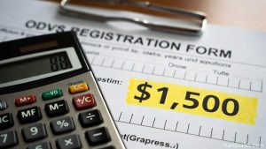 A document detailing the $100 per month calculation for the Ohio Veterans Bonus Program.