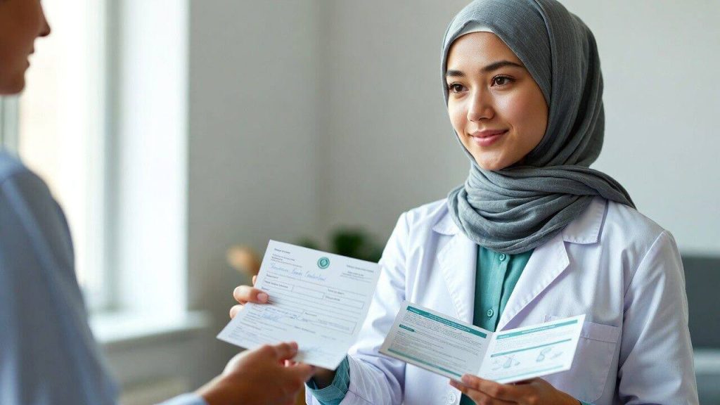 A Muslim psychiatrist prescribing medication for bipolar disorder.