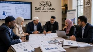 A Muslim board of directors reviewing FEMA NSGP security grants for their Masjid without using Riba.